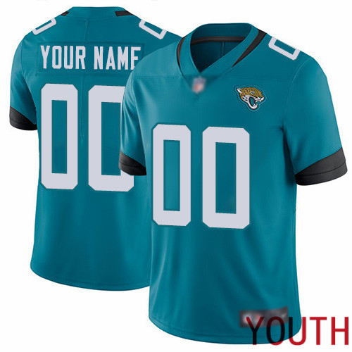 Limited Teal Green Youth Alternate Jersey NFL Customized Football Jacksonville Jaguars Vapor Untouchable